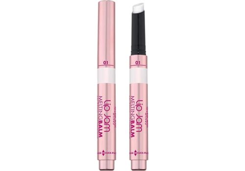 Deborah lip jam melting balm 01 glam coconut balsamo labbra colorato effetto brillante 2 grammi
