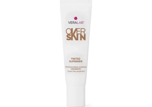 Veralab Overskin tinted suprimer 03 primer viso uniformante colorato 25ml