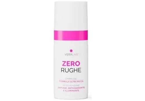Veralab zero rughe crema viso antiage e illuminante 15ml