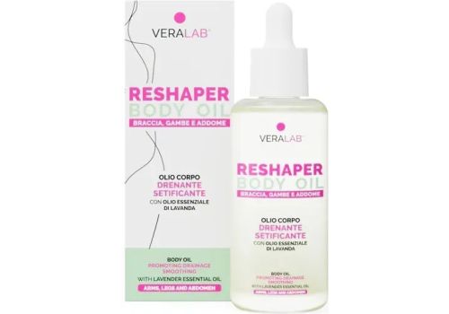 Veralab reshaper body oil trattamento corpo drenante setificante 150ml