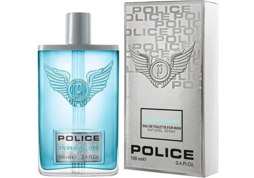 Police silver allure eau de toilette uomo natural spray 100ml