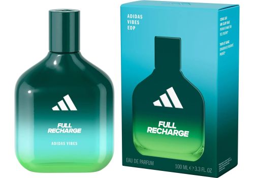 Adidas vibes full recharge eau de parfum unisex natural spray 100ml