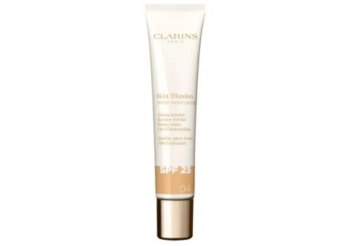 Clarins skin illusion tinted moisturizer 04 crema viso spf 25 protettiva e colorata 40ml
