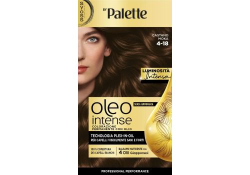 Syoss By Palette Oleo Intense 4-18 castano moka colorazione permanente con olio