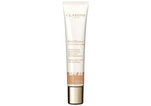 Clarins skin illusion tinted moisturizer 02 crema viso spf 25 protettiva e colorata 40ml