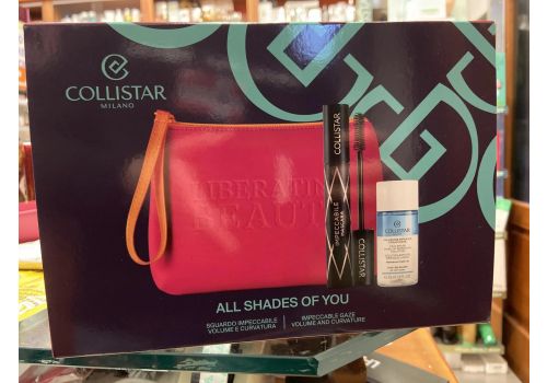 Collistar cofanetto con mascara impeccabile + struccante bifasico + trousse