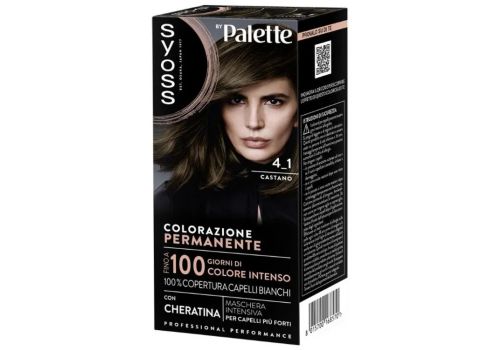 Syoss By Palette 4_1 castano colorazione permanente con cheratina