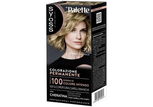 Syoss By Palette 7_1 biondo naturale colorazione permanente con cheratina