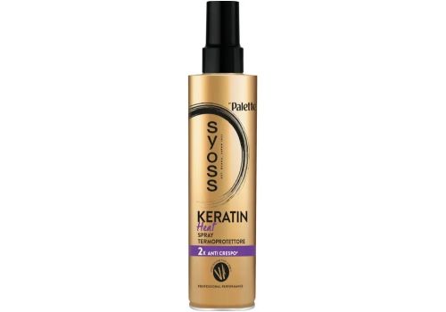 Syoss keratin spray termoprotettore protezione calore 200ml