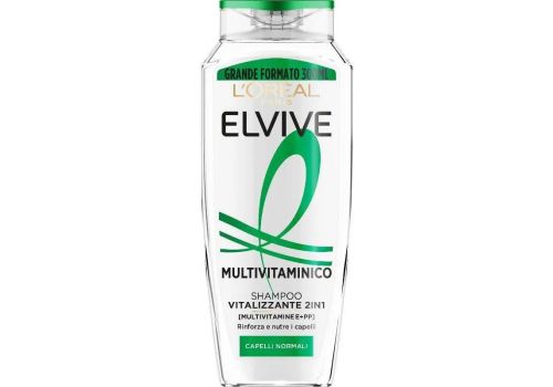 Elvive multivitaminico 2 in 1 shampoo nutriente capelli normali 300ml