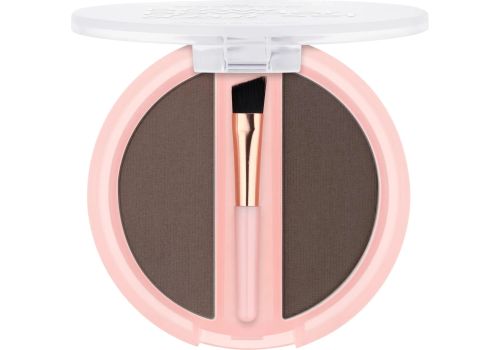 Essence brow powder set duo 03 dark cipria per sopracciglia