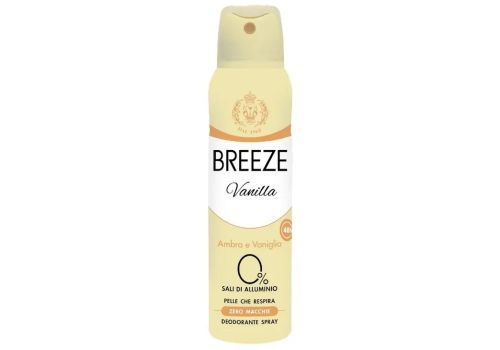 Breeze vanille deodorante profumazione dolce spray 150ml