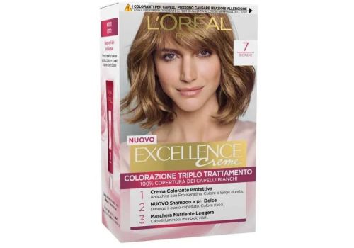 L'Oreal Excellence Creme 7 biondo colorazione a lunga durata