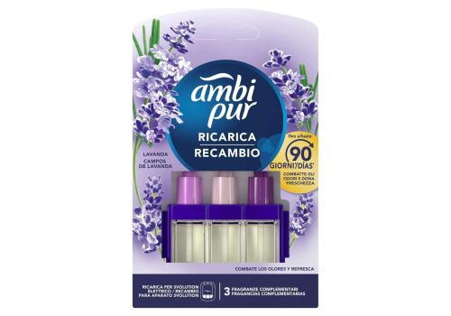 Ambi Pur New  3 Volution Lavanda ricarica profumatore ambiente elettrico 3 pezzi