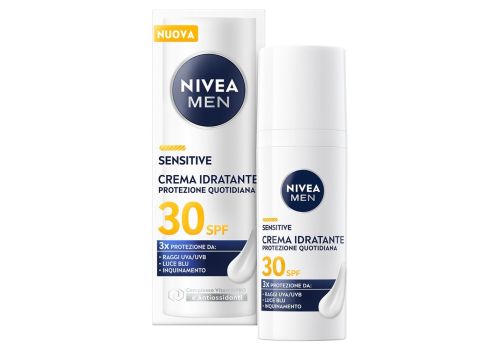 Nivea men spf 30 crema idratante viso pelli sensibili 50ml