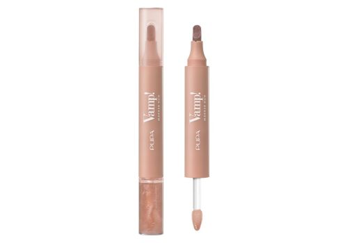 Pupa vamp! marker duo 001 watery nude tinta labbra e oil-gloss 4ml 