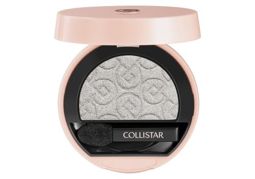 Collistar impeccabile 515 argento shimmer ombretto compatto lunga tenuta