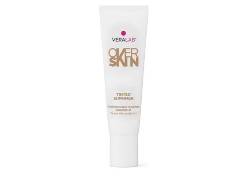 Veralab Overskin tinted suprimer 02 primer viso uniformante colorato 25ml