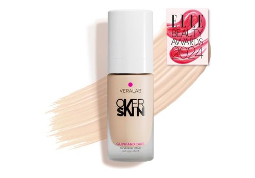 Veralab Overskin glow and care 1.5 silk porcelain fondotinta attivo idratante e luminoso 30ml 