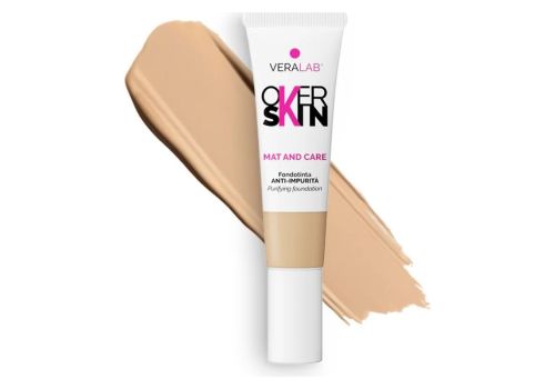 Veralab Overskin mat and care 06 beige fondotinta anti-impurità