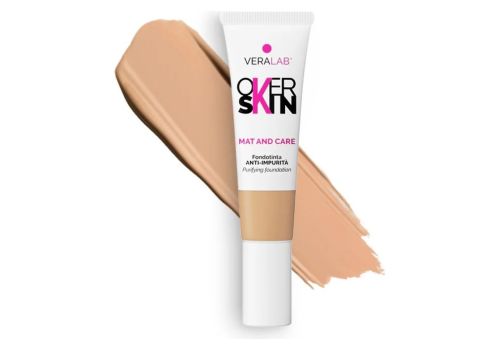 Veralab Overskin mat and care 07 warm fondotinta anti-impurità