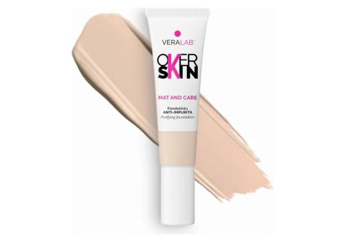 Veralab Overskin mat and care 01 porcelain fondotinta anti-impurità