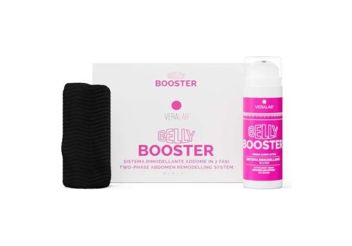 Veralab belly booster rimodellante addome in 2 fasi con crema corpo 200ml + guaina massaggiante taglia ml