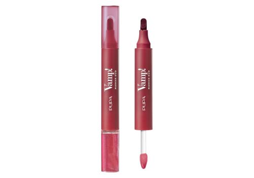 Pupa vamp! marker duo 005 cherry granita lip marker & oil-gloss 4ml