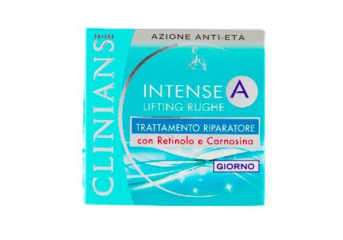 Clinians Intense A Lifting Rughe Trattamento Riparatore Giorno con Retinolo e Carnosina 50ml