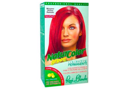 Renèe Blanche Natur Color Green mogano rosso ramato colorazione permanente naturale