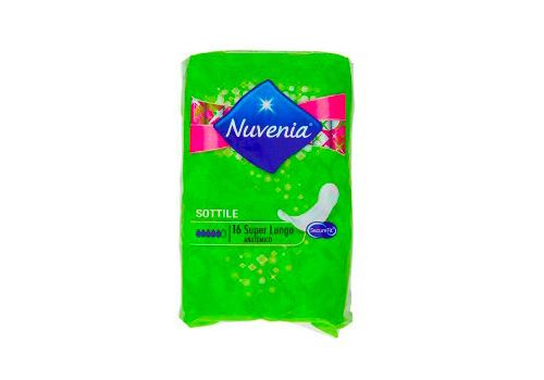 Nuvenia Sottile Super Lungo Anatomico 16 Assorbenti