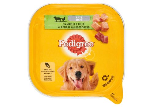 Pedigree patè con agnello e pollo per cane 300 grammi