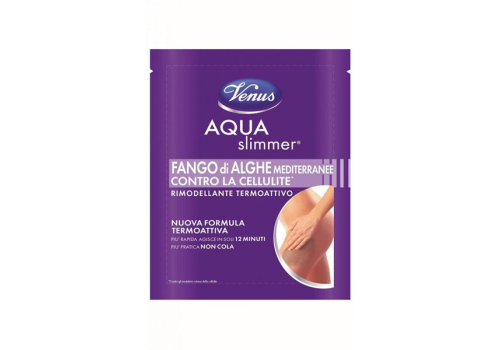 Venus Aqua Slimmer Fango di Alghe Mediterranee Anticellulite Rimodellante Termoattivo 80 grammi