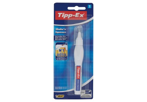 Tipp-ex shake''n squeeze correttore liquido con punta in metallo 8ml