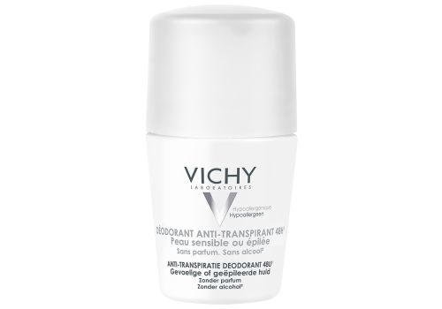 Vichy Deodorante anti -traspirante 48H  - Pelle sensibile o depilata 50 ml