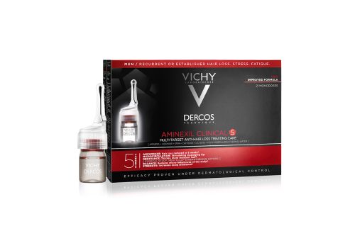 Vichy Dercos Aminexil trattamento anticaduta uomo 21 fiale 21 x 6 ml