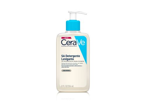 CeraVe SA Detergente Levigante per pelle molto secca, ruvida e screpolata 236ml