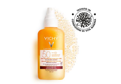 Vichy Capital Soleil Acqua Solare Spray corpo per abbronzatura intensa 50 SPF 200 ml 