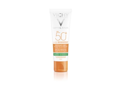 Vichy Trattamento opacizzante 3 in 1 effetto MAT - Viso - Protezione Molto Alta SPF 50+ 50 ml