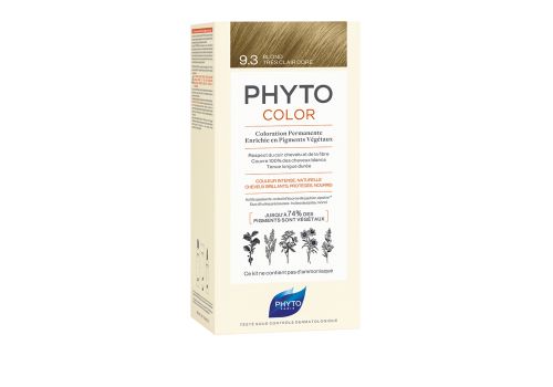 Phyto Phytocolor 9.3 Biondo Chiarissimo Dorato Colorazione Permanente Per Capelli 