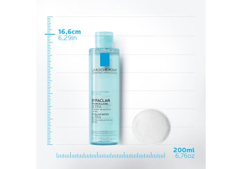 La Roche-Posay Effaclar Detergente Viso Acqua Micellare per pelle grassa 200 ml