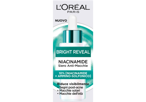 L''Oréal Paris Bright Reveal siero con niacinamide anti macchie 50ml
