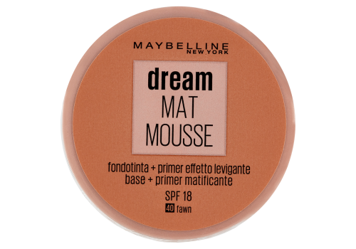 Maybelline New York Dream Mat Mousse spf 18 40 fawn fondotinta opacizzante in mousse 18ml