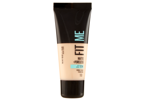 Maybelline New York Fit Me matte + poreless 110 porcelain fondotinta finish opacizzante 30ml