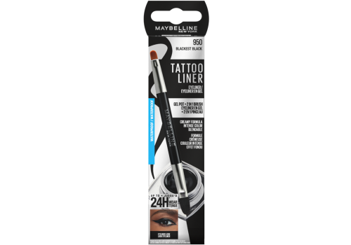 Maybelline New York tattoo liner in gel con sfumino colore nero