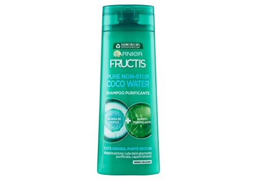 Fructis Pure Non Stop coconut water shampoo per capelli che tendono a ingrassarsi 250ml