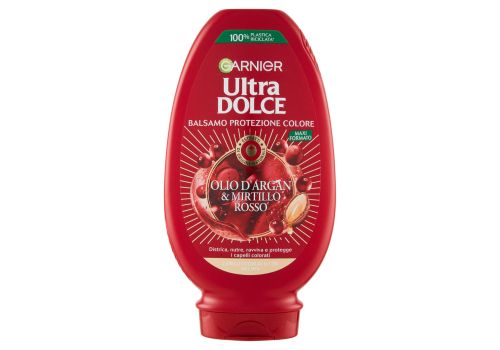 Garnier Ultra Dolce olio di argan e mirtillo rosso balsamo per capelli colorati 250ml