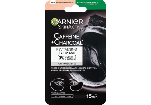 Garnier Skin Active caffeina e carbone maschera contorno occhi in tessuto 1 pezzo