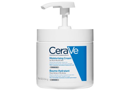 CeraVe Crema Corpo Idratante Pelle Molto Secca con Dispenser 454 grammi