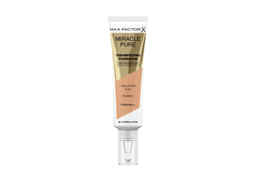 Max Factor Miracle Pure Spf 30 Pa+++ 50 natural rose fondotinta liquido idratante 30ml